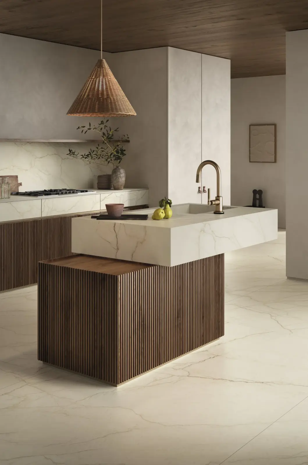 MARMI MAXFINE — kitchen crema avorio
